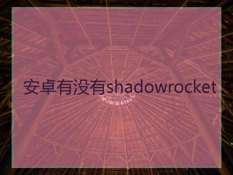 安卓有没有shadowrocket