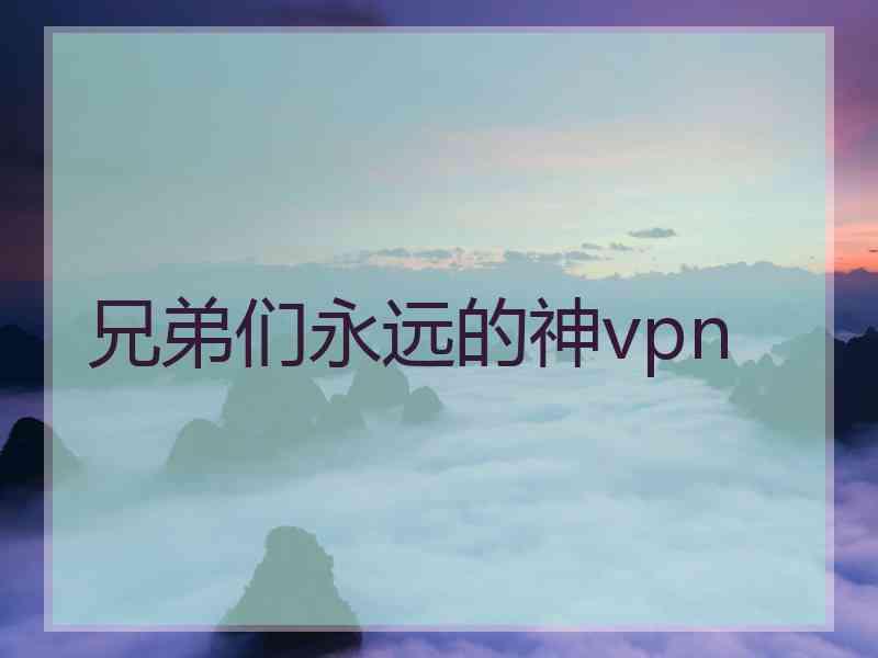 兄弟们永远的神vpn