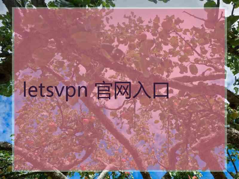 letsvpn 官网入口