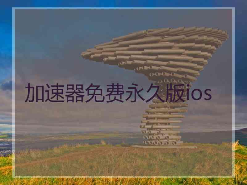 加速器免费永久版ios