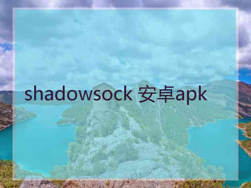 shadowsock 安卓apk