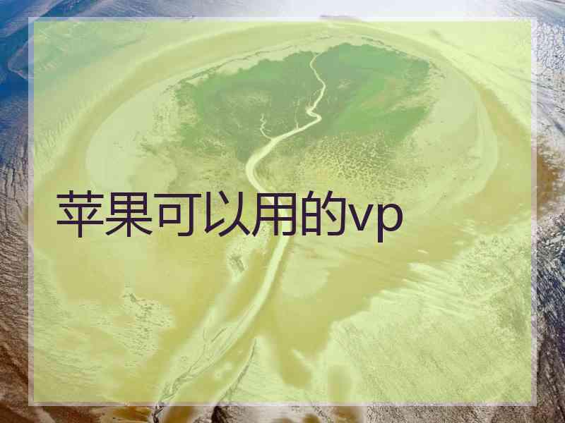 苹果可以用的vp